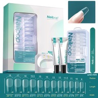 Nailpop Nail Tips and Glue Gel Nail Kit Fast Nail