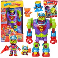 SUPERBOT FURY STORM SUPER THINGS ZINGS DUŻY ROBOT + 4 FIGURKI ZESTAW