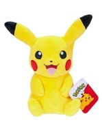 ORYGINALNA PLUSZOWA MASKOTKA NA LICENCJI POKEMON / SIEDZĄCY PIKACHU 20CM