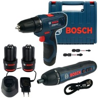 BOSCH WKRĘTARKA GSR 120-LI + WKRĘTAK GO 2 KIT