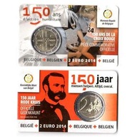 2 euro okol. Belgia 2014 Krzyż - folder monetfun