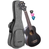 CASCHA SZOPRÁN UKULELE MAHOGANY BLACK SZOPRÁN UKULELE