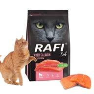 Krmivo pre mačky Rafi Suchý losos 7kg