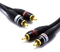 KABEL 2x RCA 2RCA 1m AUDIO CHINCH VITALCO PREMIUM