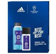 ADIDAS UEFA BEST OF THE BEST set deo sprej 75 ml + sprchový gél MEN