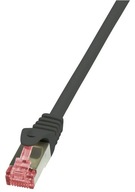 LogiLink Cat.6 S/FTP, 7.5m kabel sieciowy Czarny 7,5 m Cat6 S/FTP (S-STP)