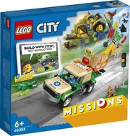 KLOCKI LEGO 60353 Misje ratowania dzikich zwierząt