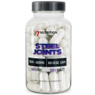 7Nutrition Steel Joints MSM 500mg glukozamín chondroitín 60 kapsúl VEGE