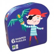 Puzzle pre deti v ozdobnej krabici Pirát / Barbo