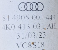 shock absorber front 4K0413031AH AUDI A6 C8 A7 as new original 2023 ROK