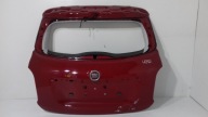 FIAT 500 boot doors red