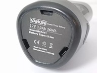 AKUMULATOR LI-ION VANON BAT411 12 V 3 AH