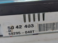 dials clock SAAB 9-3 2.0 T 5042403