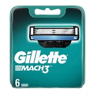 Gillette Mach 3 ostrza nożyki do maszynki 6 szt