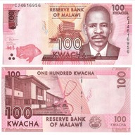 MALAWI - 100 KWACHA- 2020 - P-65-new stan UNC