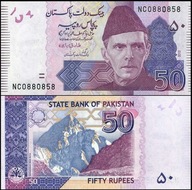 PAKISTAN, 50 RUPEES 2019 Pick 47