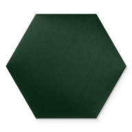 Čalúnený panel Hexagon Fľašová Zelená 40x35