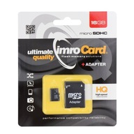 KARTA PAMIĘCI MICRO SD 16GB IMRO SZYBKI TRANSFER + ADAPTER