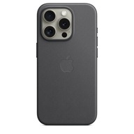 Apple iPhone 15 PRO FineWoven Case with MagSafe - CZARNE