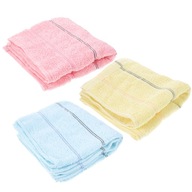 4 kusy/sada bavlnených uterákov na ruky s farebnými prúžkami