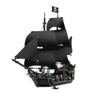 Pirátska čierna perla A Pomsta kráľovnej Anny Kocky Stavba lodí č. 4184