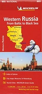 Western Russia - Michelin National Map 805: Map