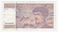 Banknot Francja, 20 franków 1997, st. 3