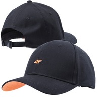 Čiapka so strieškou 4F Bavlnená baseballová čiapka Nastaviteľná Logo SS24