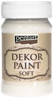 Farba kredowa - Pentart - biały krem, 100 ml