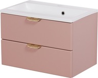 MAGNOLIA szafka łazien pudrowy róż + umywalka 60