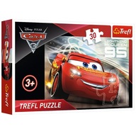 PUZZLE 30 ELEMENTÓW ZYGZAK MCQUEN AUTA 3 DISNEY TREFL 2156