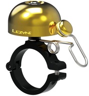 Zvonček Lezyne Classic Brass Bell čierno-zlatý