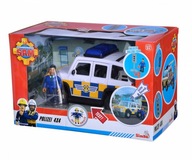 Policajný džíp pre chlapca Požiarnik Sam s figúrkou Super DARČEK pre CHLAPCOV