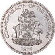 Moneta, Bahamy, Elizabeth II, 10 Dollars, 1975, Fr