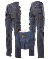 Spodnie robocze ochronne monterskie Jeans Stretch