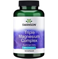 SWANSON TRIPLE MAGNESIUM Complex MAGNEZ trzy formy