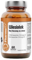 PharmoVit Pupalkový olej za studena lisovaný omega 6 cholesterol 60 kapsúl