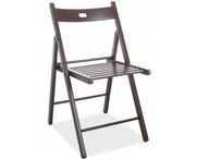 Krzesło składane SMART II - ciemny orzech SMART2CO SIGNAL