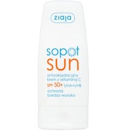 Ziaja SopotSun Antyoksydacyjny Krem Witamina C Wysoka Ochrona SPF 50+ 50ml