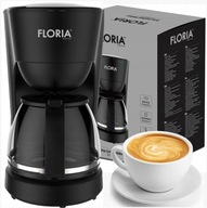 Prepadový kávovar Floria ELECTRICAL COFFEE MAKER (BLACK) 1,2 l čierny