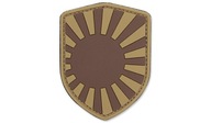 101 Inc. - Naszywka Morale Patch 3D - Japanese War Shield - Brązowy