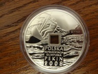 10 ZŁ Srebrna moneta - POLSKA REPREZENTACJA OLIMPIJSKA PEKIN 2008, NBP