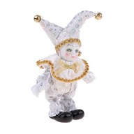 Biele porcelánové bábiky Baby Angel Model Triangel Clown Doll