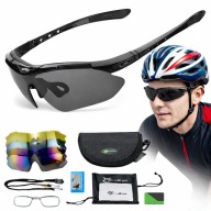 ПОЛЯРИЗОВАНІ ВЕЛОСИПЕДНІ ОКУЛЯРИ UV400 SPORTS 5 ЗМІННИХ ЛІНЗ У ФУТЛЯРІ