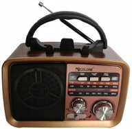 RADIO KUCHENNE BLUETOOTH PRZENOŚNE RETRO ANTENA FM USB SD AKUMULATOR