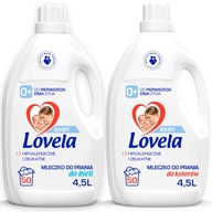 Lovela Baby Mleczko Płyn hipoalergiczny do prania bieli i koloru 2x 4,5L