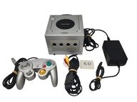 KONSOLA NINTENDO GAMECUBE DOL-001 PAL SILVER + ORYGINALNE AKCESORIA