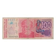 Banknot, Argentina, 100 Australes, KM:327b, VG(8-1