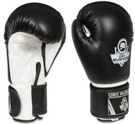 DBX Bushido Boxerské rukavice Sparingové Čierna Biela 14OZ