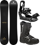 Zestaw Snowboardowy Pathron Carbon Gold 159cm +wiązania S230 +Target MOZ